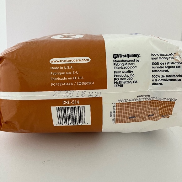 ProCare Protective Underwear Adult Diapers Pull On X-Large 58" - 68" 14 - Picture 4 of 6